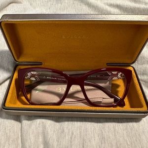 Bvlgari eyeglasses.